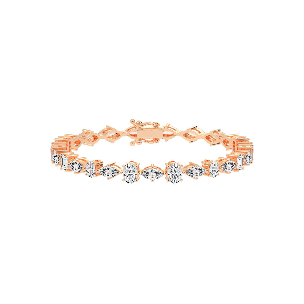 Eirlys 8Ct Shared Prong Tennis Lab Diamond Bracelet