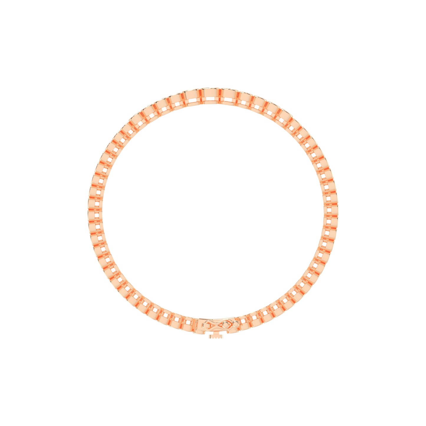 Livia 1.25Ct Bezel Round Cut Tennis Lab Diamond Bracelet