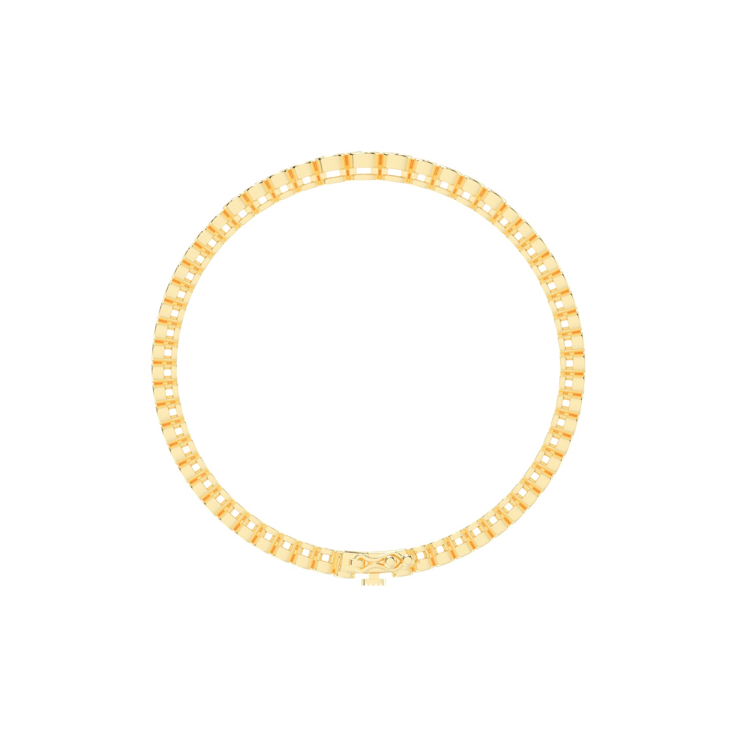 Livia 1.25Ct Bezel Round Cut Tennis Lab Diamond Bracelet