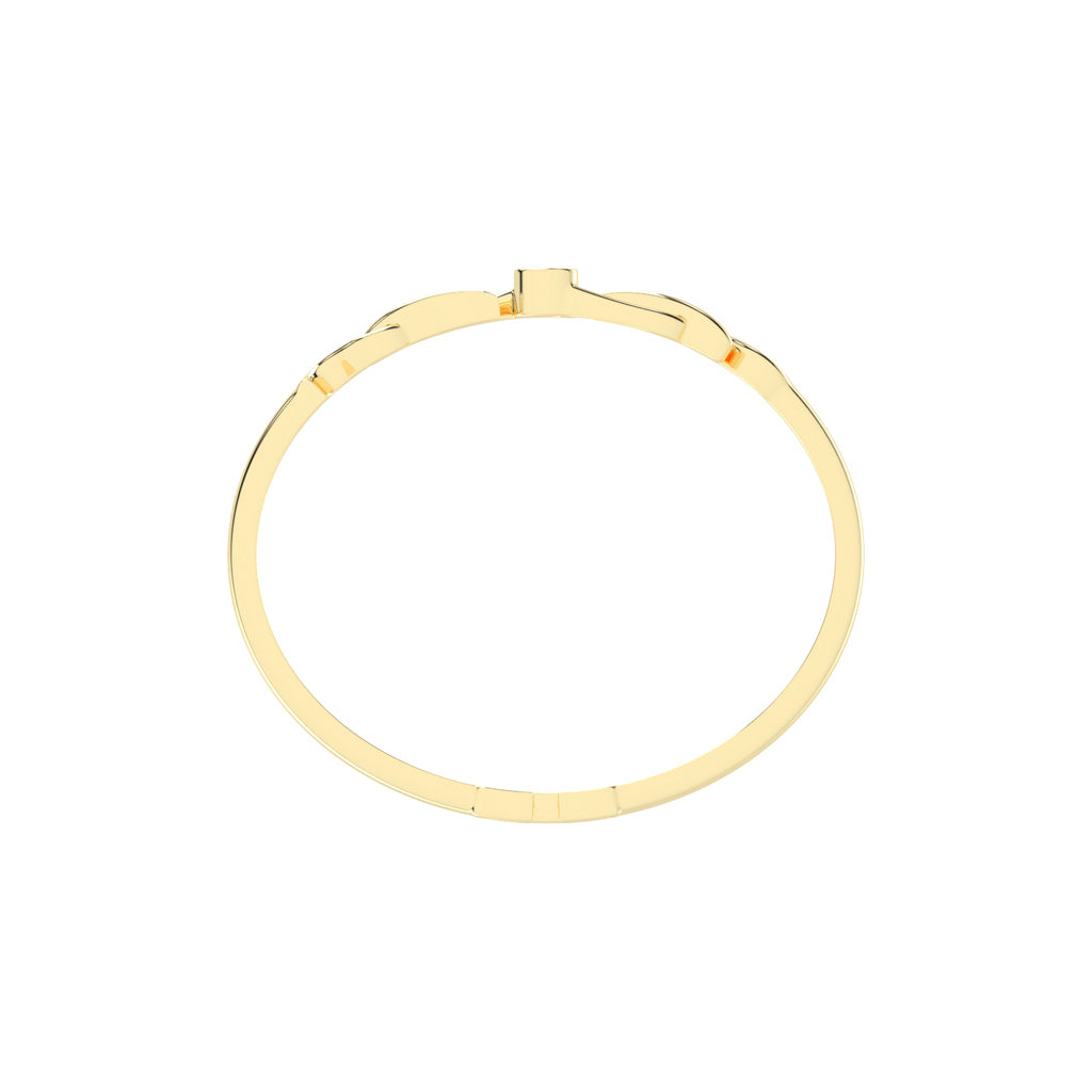 Ilyra Loop Round Cut Kada Lab Diamond Bracelet