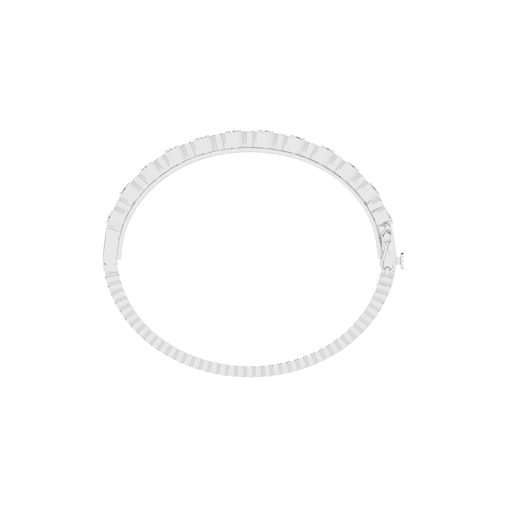 Mira Surface Round Cut Fancy Lab Diamond Bracelet