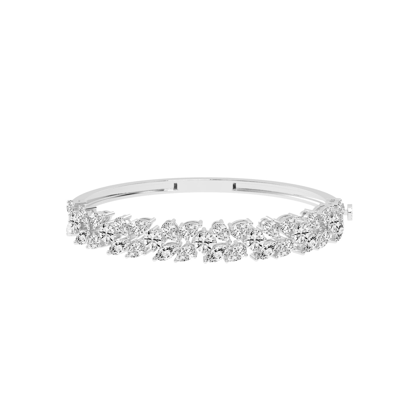 Marelle 10.5Ct Two Row Fancy Lab Diamond Bracelet