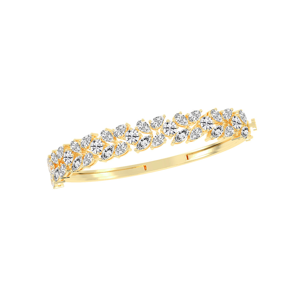 Marelle 10.5Ct Two Row Fancy Lab Diamond Bracelet