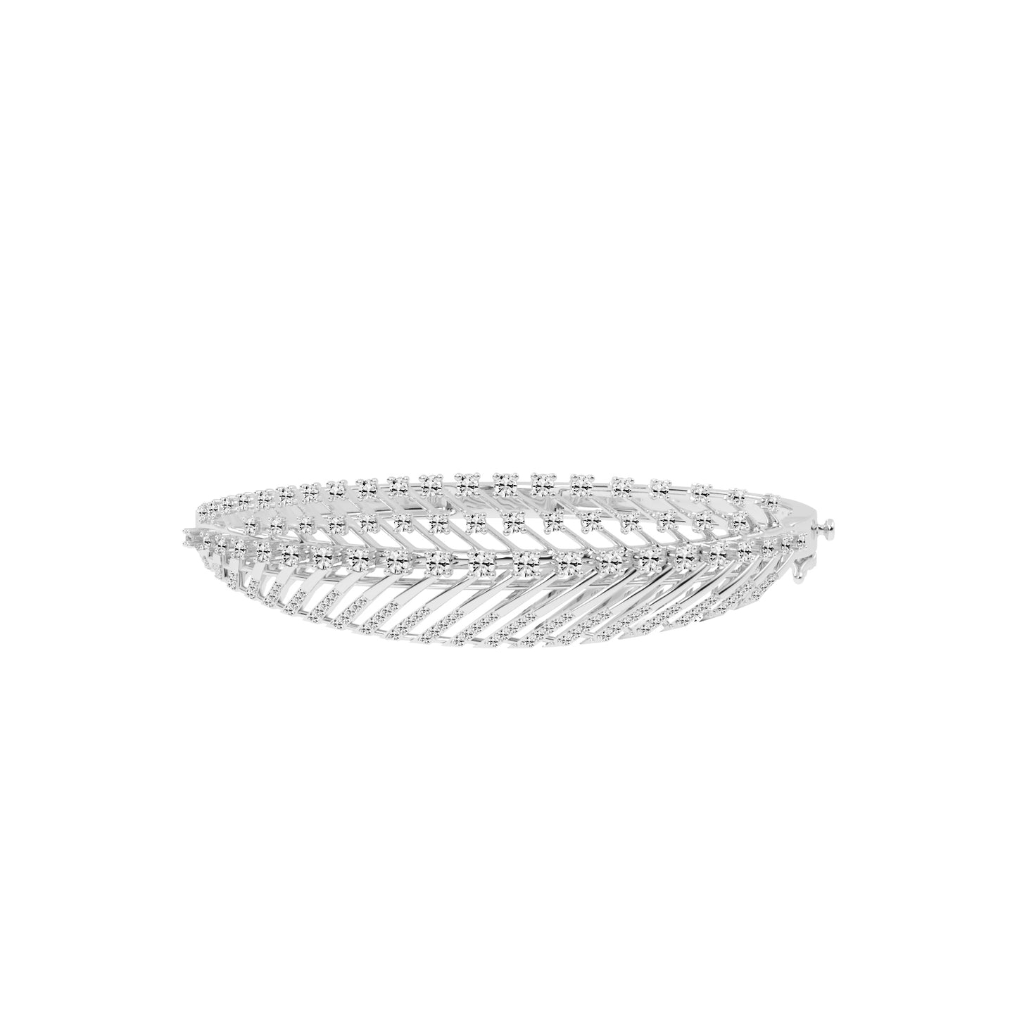 Rivara Round Cut Kada Lab Diamond Bracelet