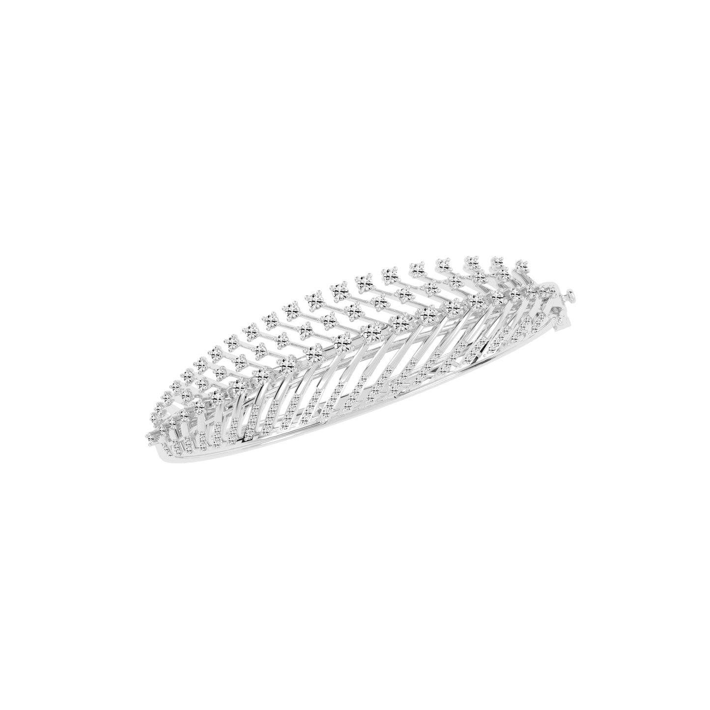 Rivara Round Cut Kada Lab Diamond Bracelet