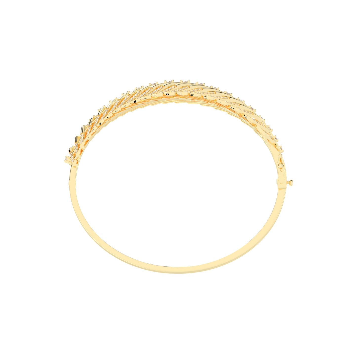 Rivara Round Cut Kada Lab Diamond Bracelet