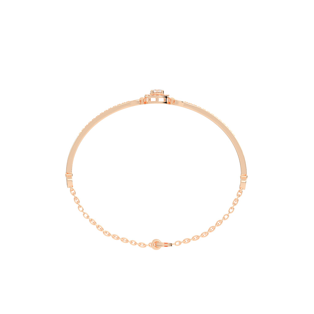 Calia Double Round Cut Kada Lab Diamond Bracelet