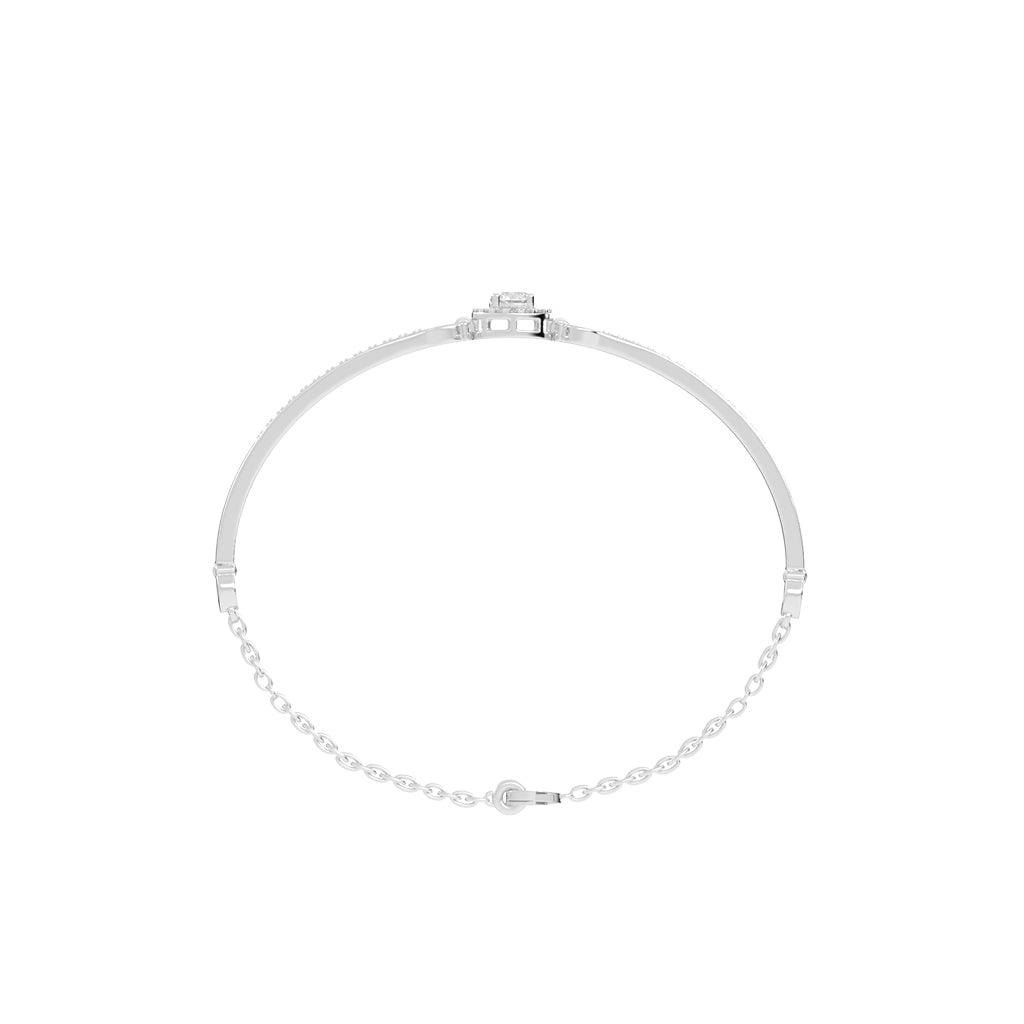 Calia Double Round Cut Kada Lab Diamond Bracelet