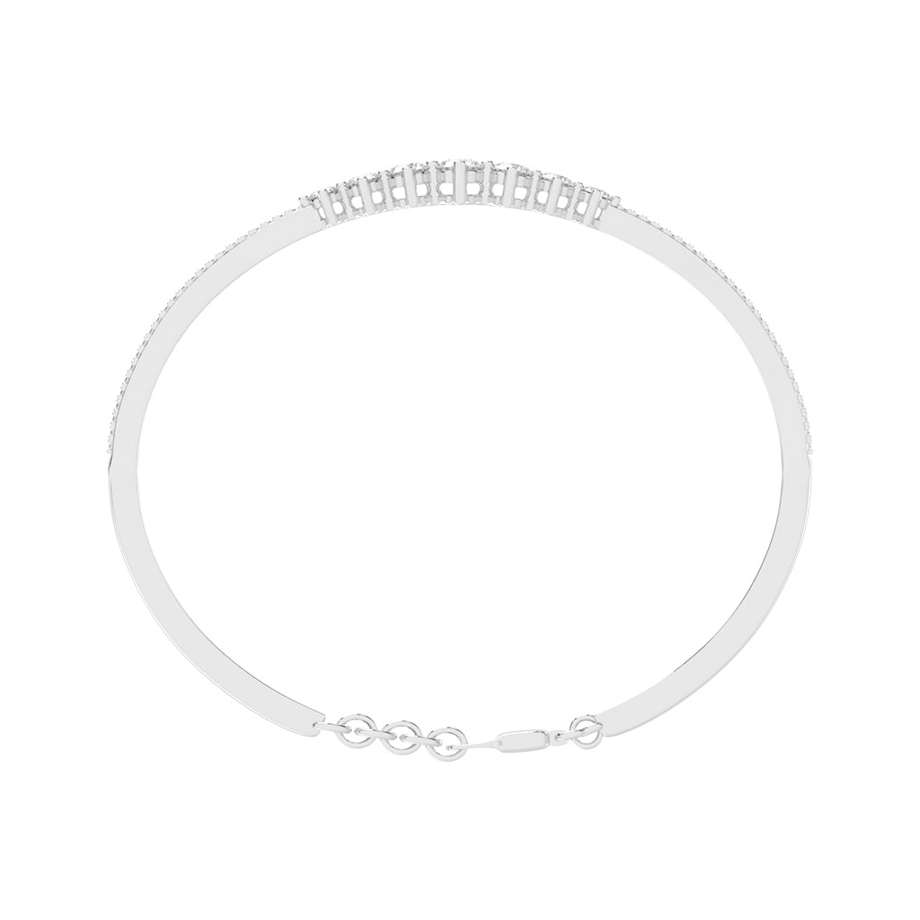 Zaira 1.5Ct Round Cut Kada Lab Diamond Bracelet