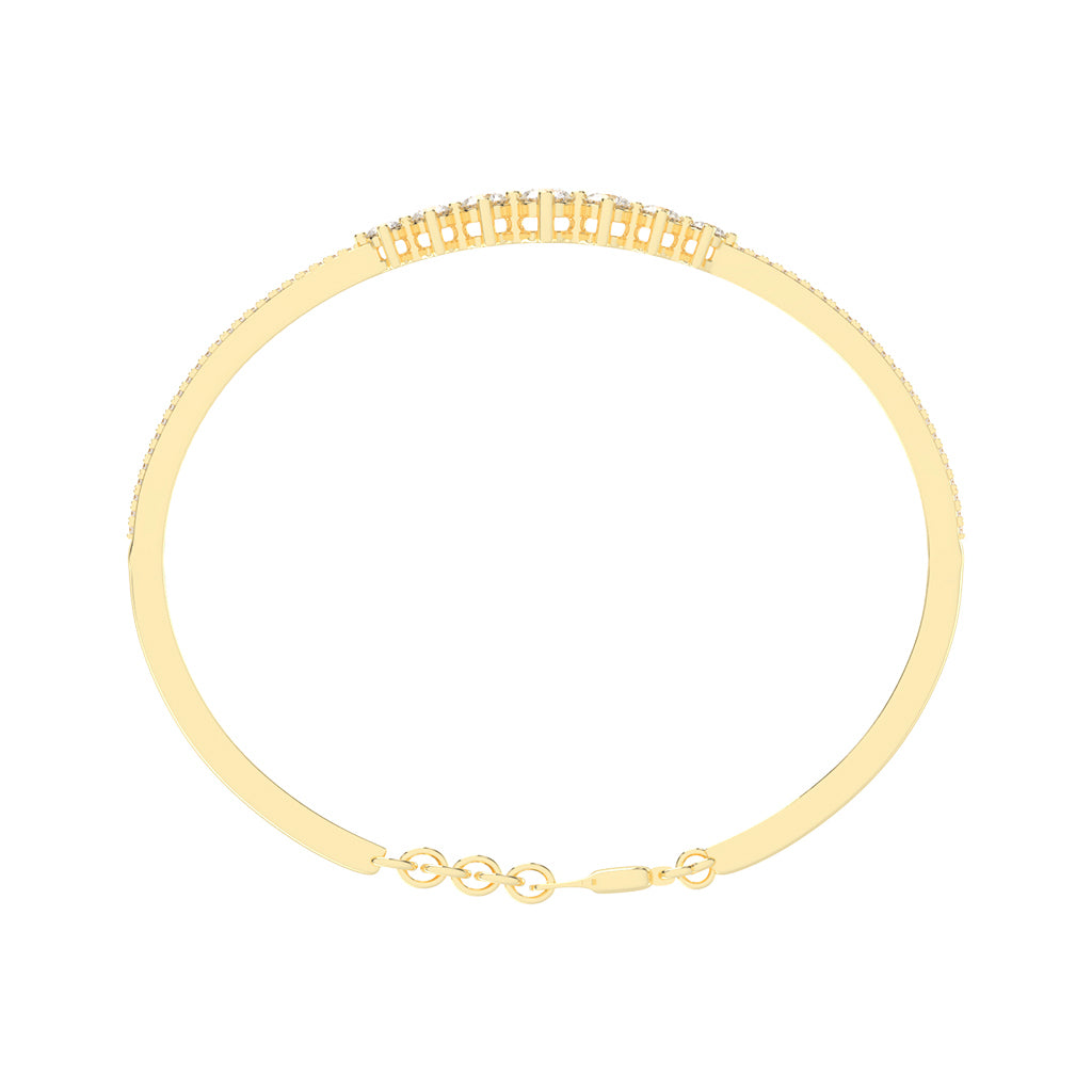 Zaira 1.5Ct Round Cut Kada Lab Diamond Bracelet