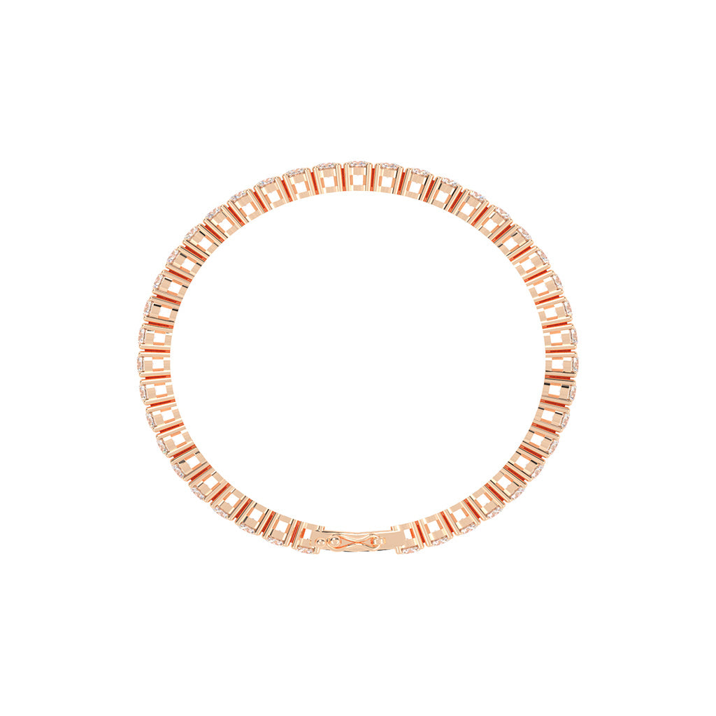 Astra 6Ct Round Cut Tennis Lab Diamond Bracelet