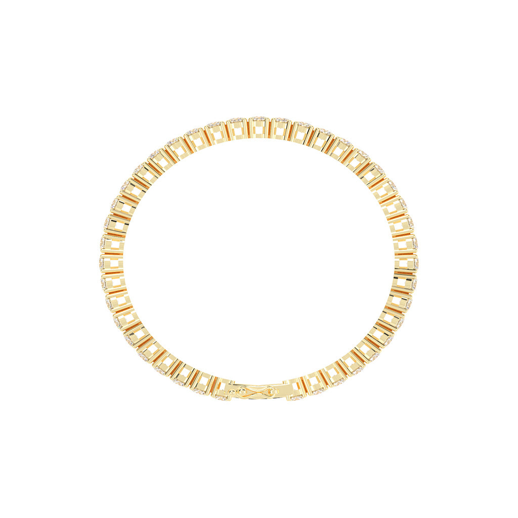 Astra 6Ct Round Cut Tennis Lab Diamond Bracelet