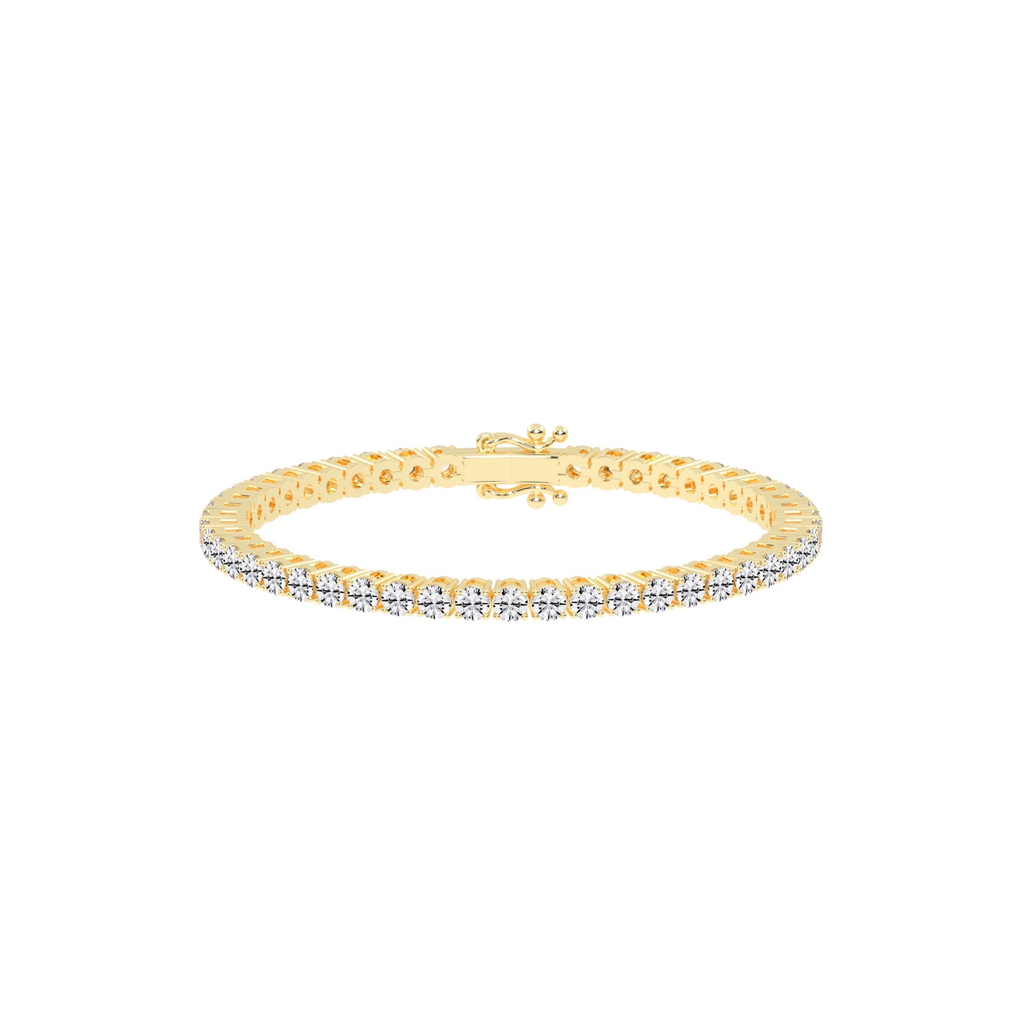Vivara 4.5Ct Standard Round Cut Tennis Lab Diamond Bracelet
