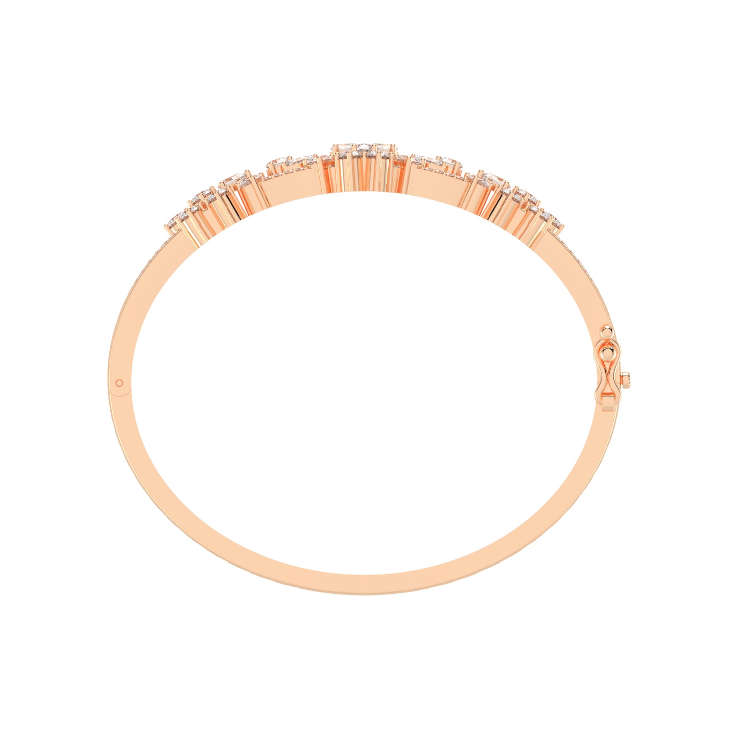 Sienna 3.75Ct Marquise Cut Kada Lab Diamond Bracelet