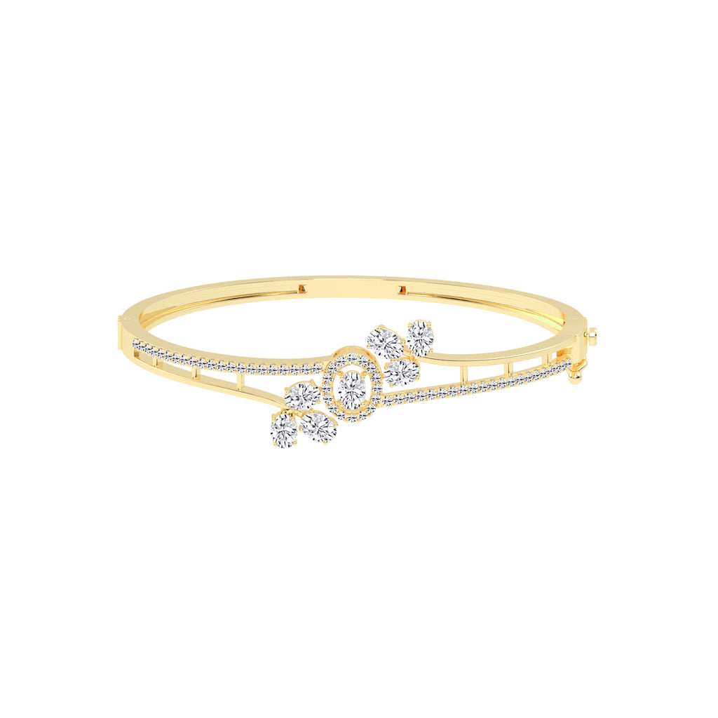 Lumis 2Ct Oval Cut Kada Lab Diamond Bracelet