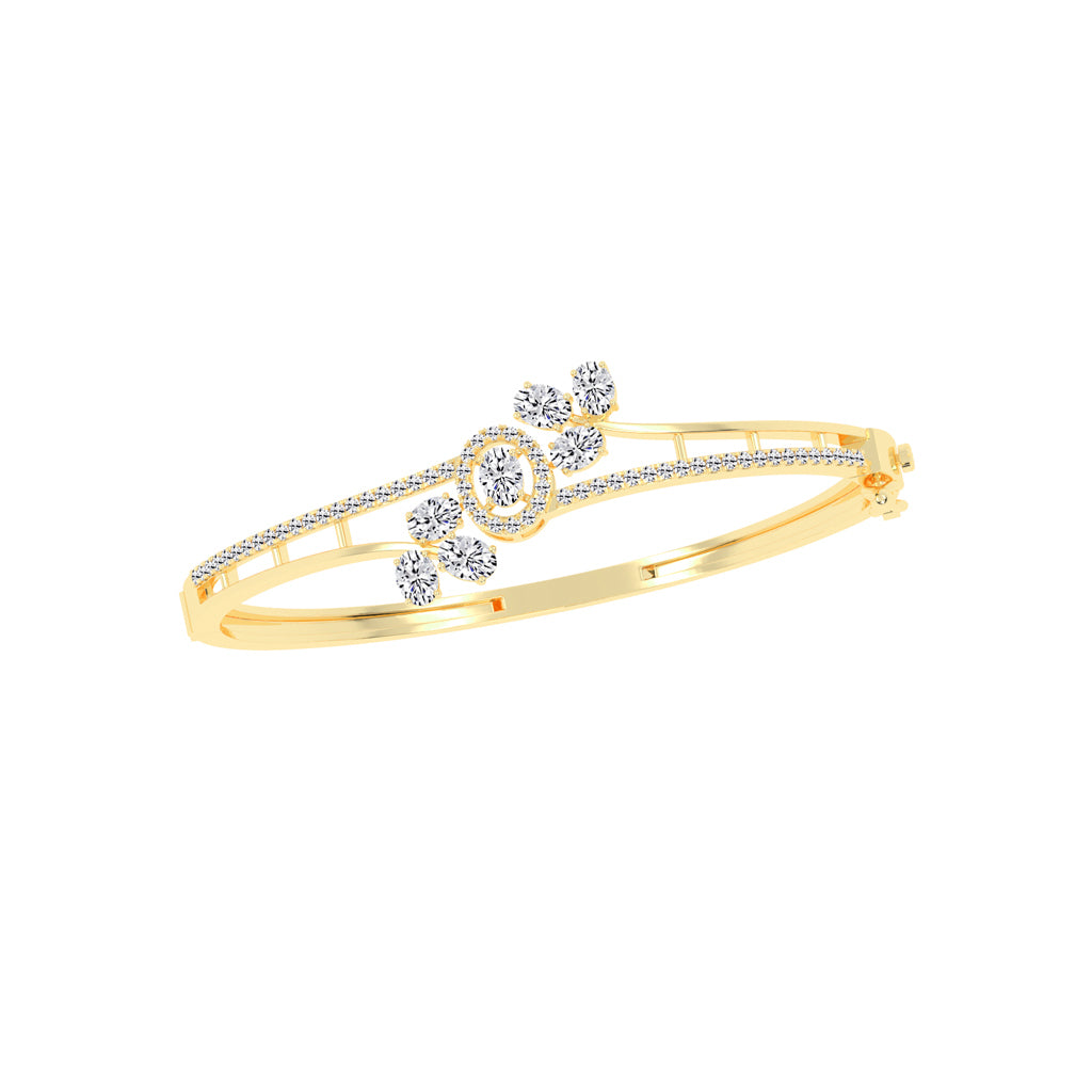 Lumis 2Ct Oval Cut Kada Lab Diamond Bracelet