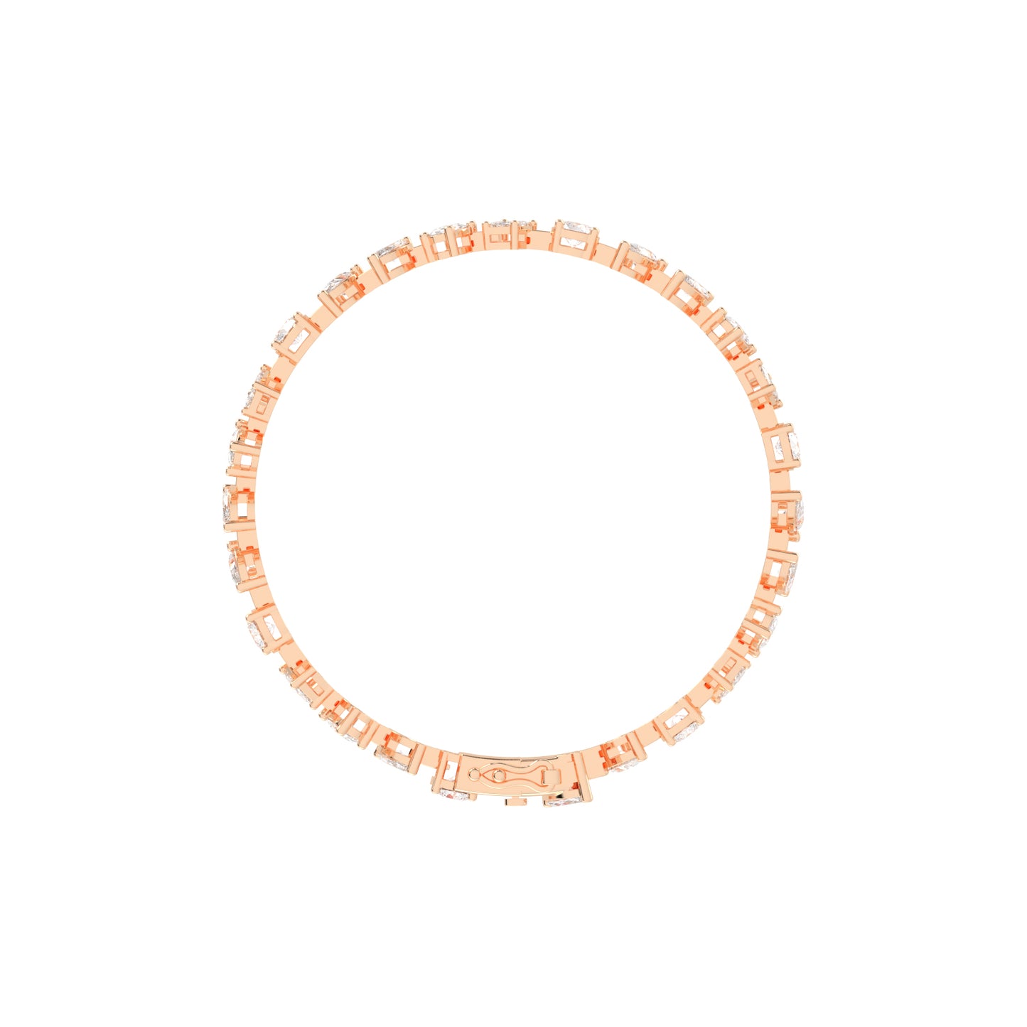 Caelis 8Ct Marquise Cut Kada Lab Diamond Bracelet
