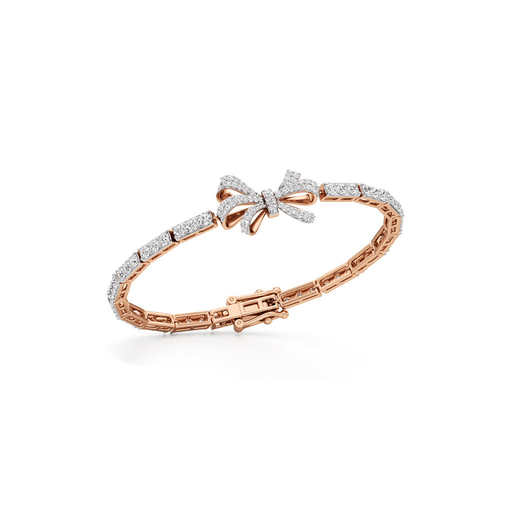 Radiant Bow Charm Bracelet