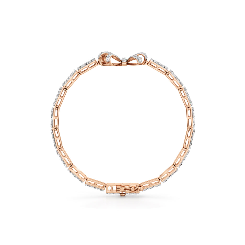 Radiant Bow Charm Bracelet
