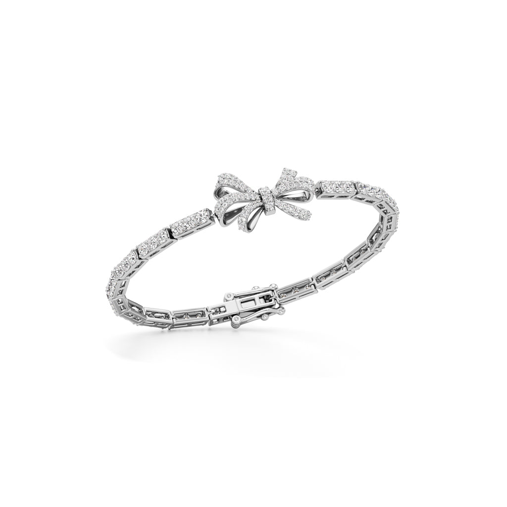 Radiant Bow Charm Bracelet