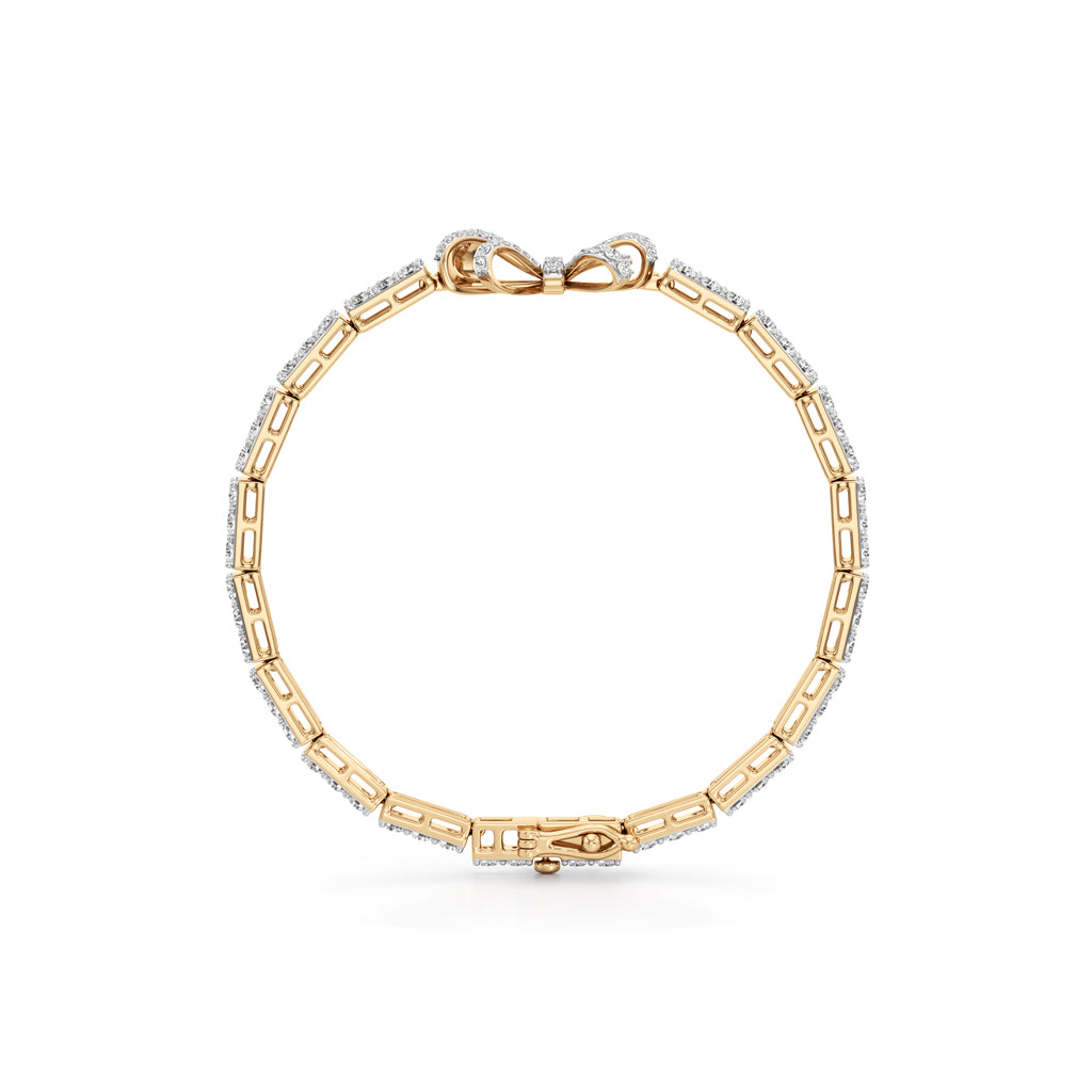 Radiant Bow Charm Bracelet