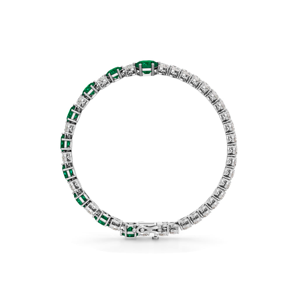 Emerald Radiance Link Bracelet