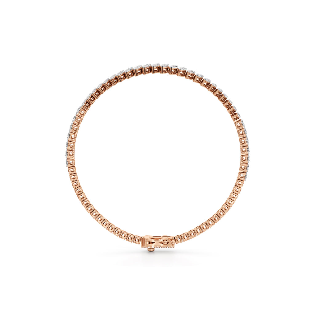 Luminous Marquise Round Diamond Bracelet