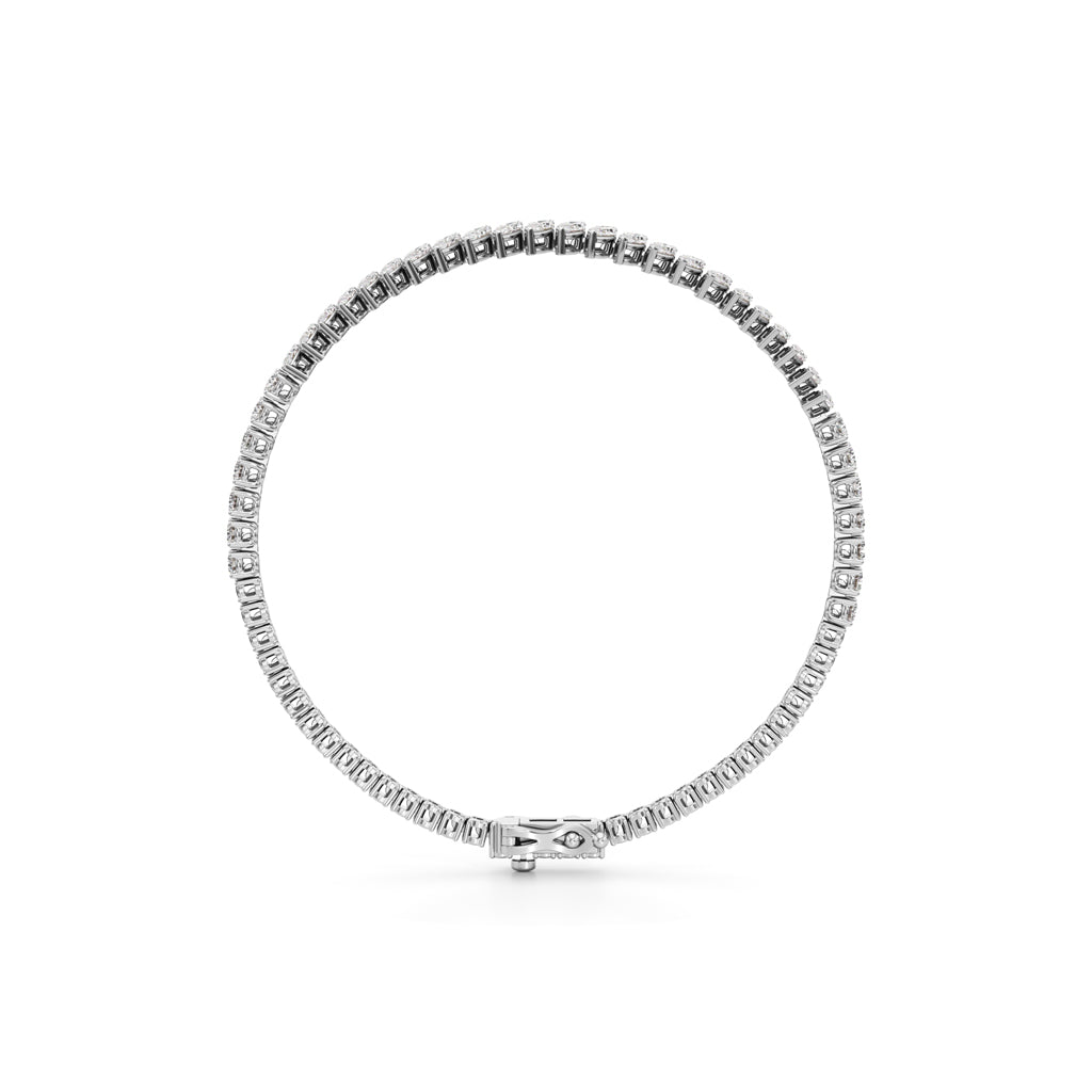 Luminous Marquise Round Diamond Bracelet