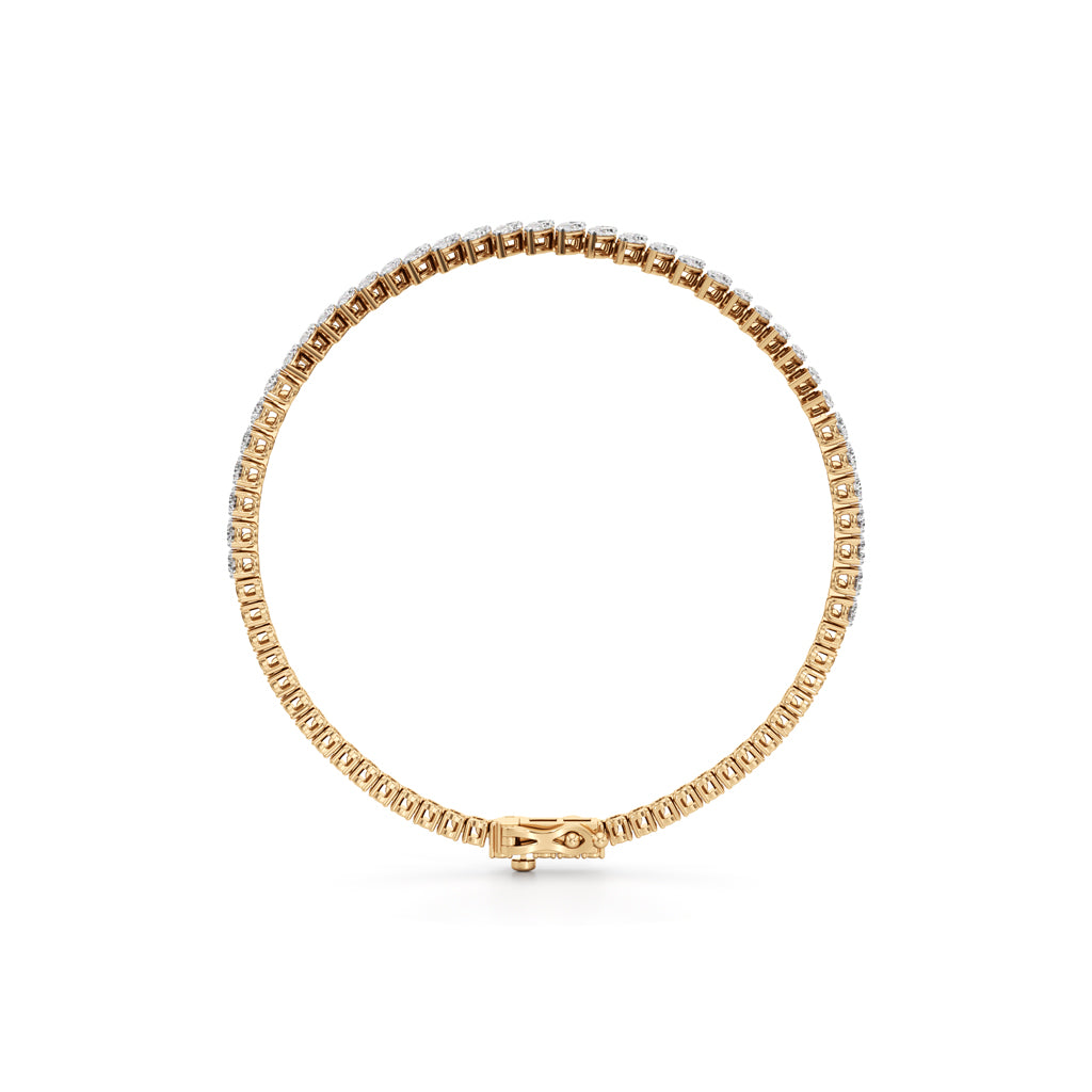 Luminous Marquise Round Diamond Bracelet