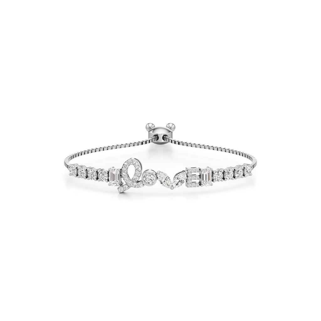 Dazzling Love Diamond Bracelet
