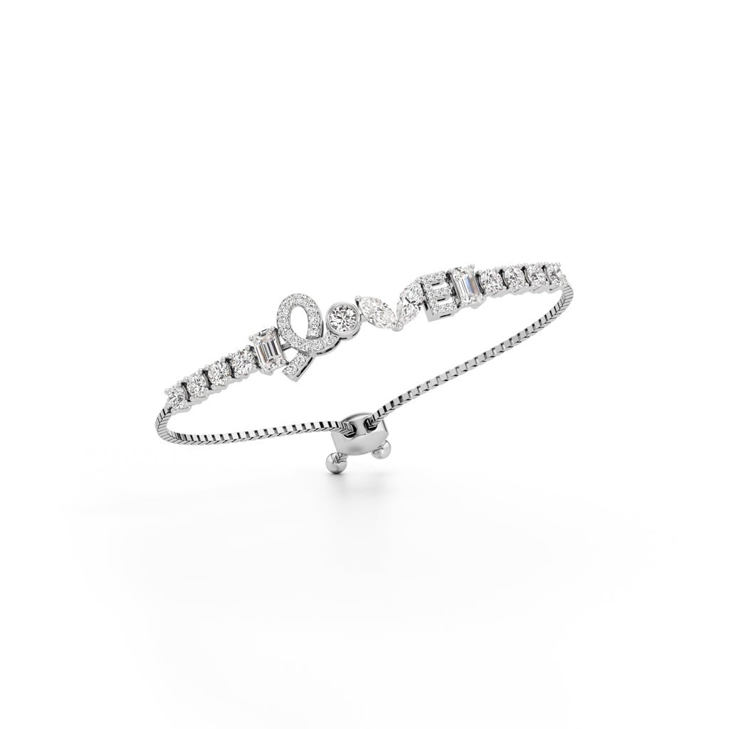 Dazzling Love Diamond Bracelet