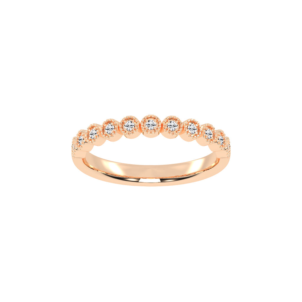 Eternelle bazel style eternity lab diamond ring