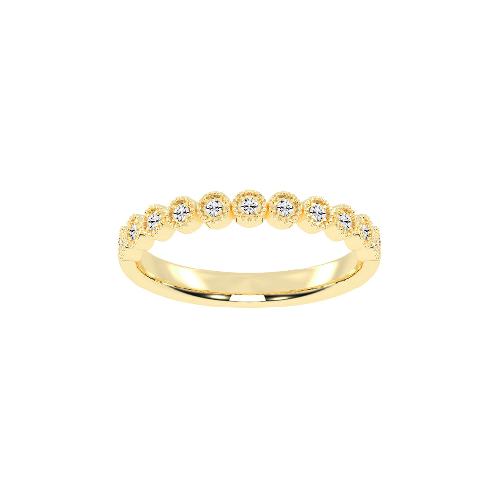 Eternelle bazel style eternity lab diamond ring