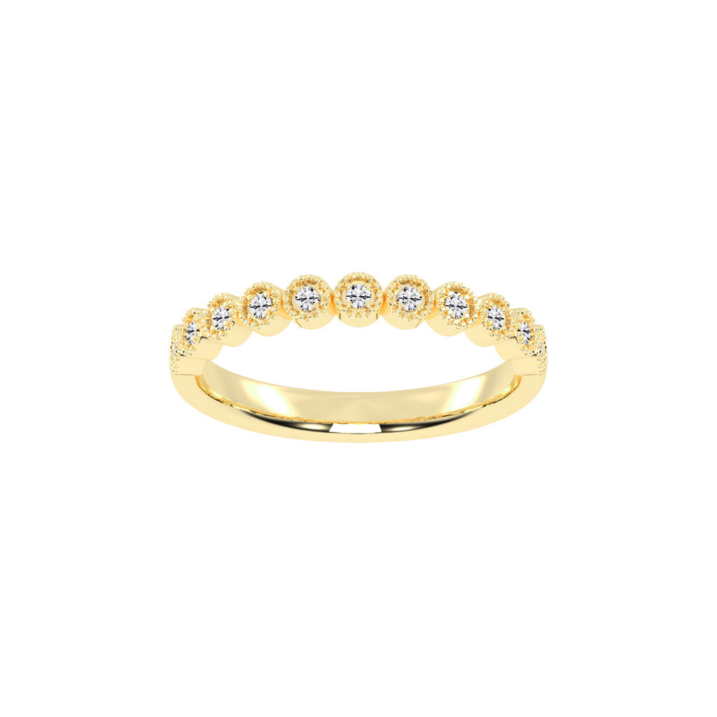 Eternelle bazel style eternity lab diamond ring
