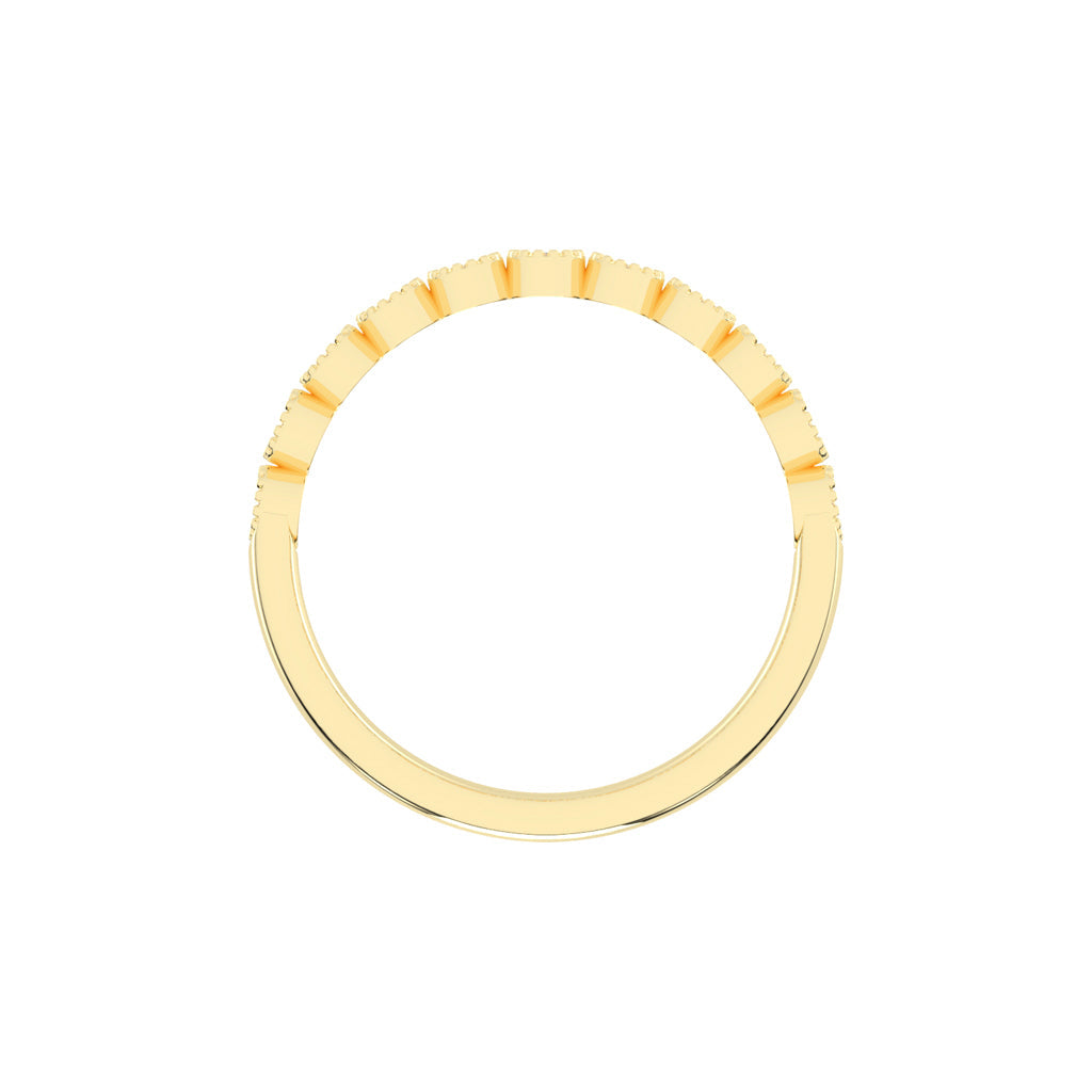 Eternelle bazel style eternity lab diamond ring