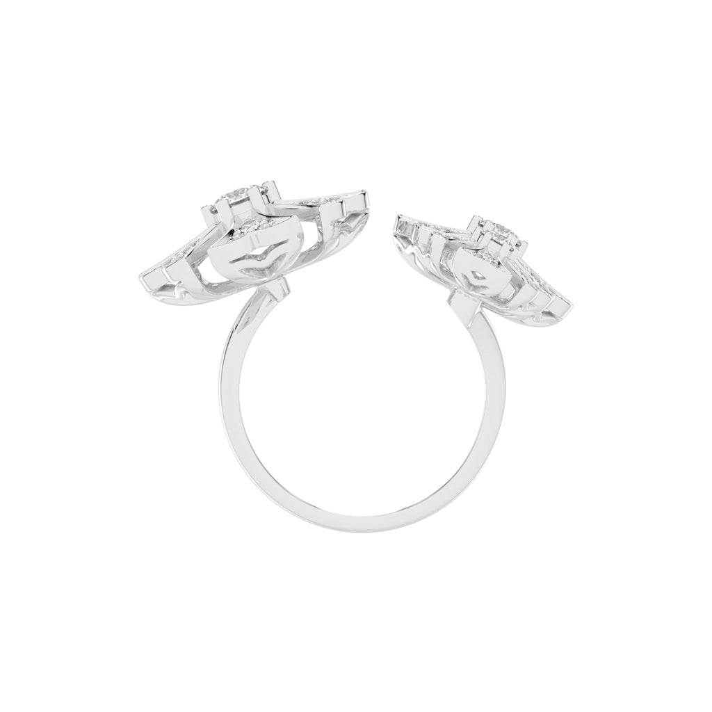 Luminous Triple Blossom Ring