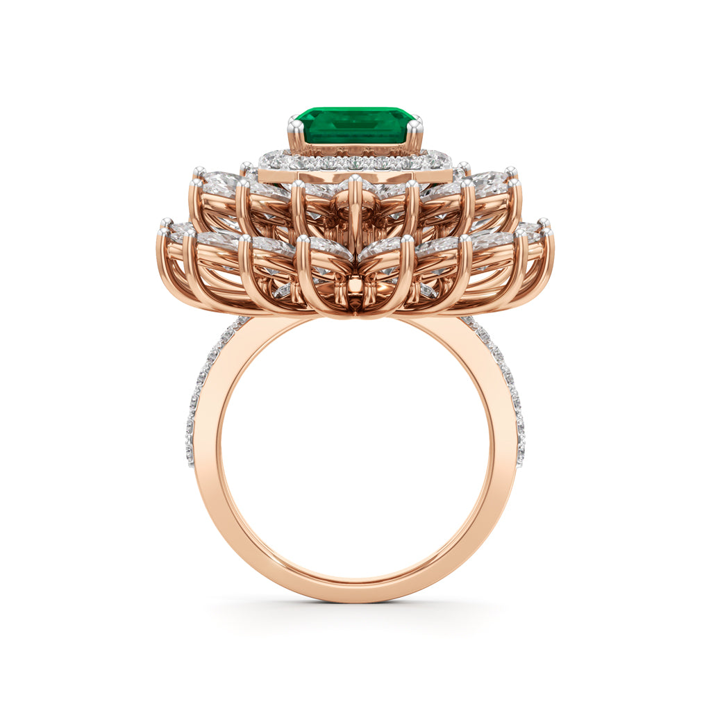 Aurelia Grand Floral Statement Ring