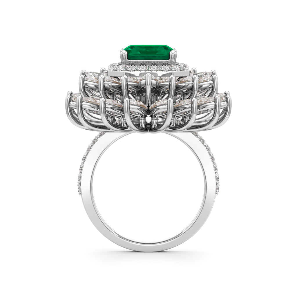 Aurelia Grand Floral Statement Ring