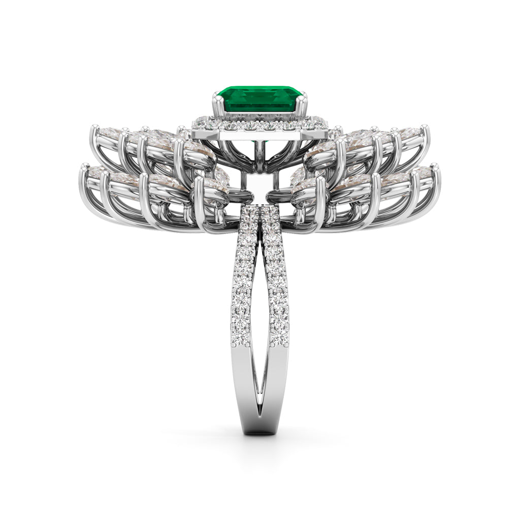 Aurelia Grand Floral Statement Ring