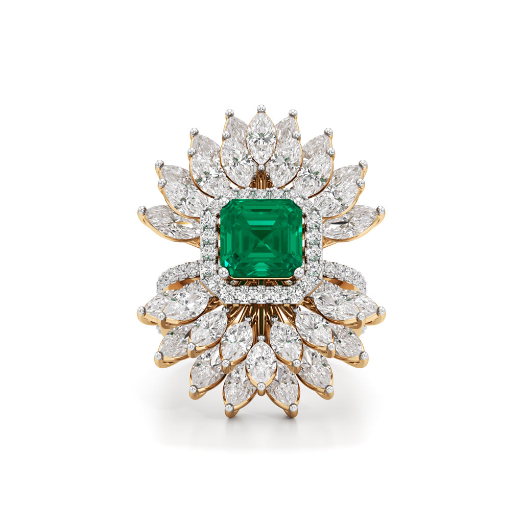 Aurelia Grand Floral Statement Ring