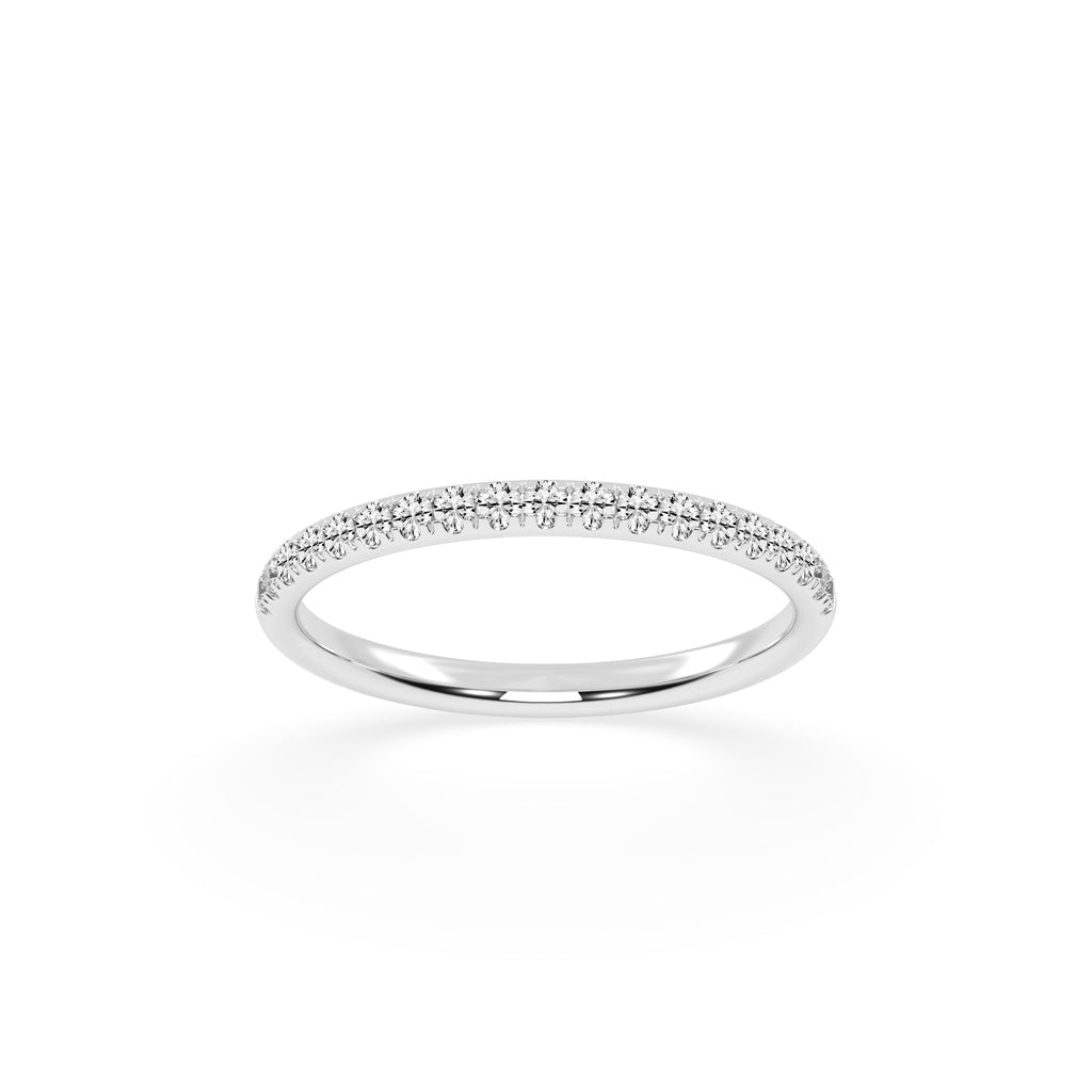 Serenite Surface Prong Delicate Lab Diamond Ring