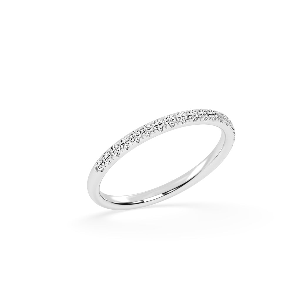 Serenite Surface Prong Delicate Lab Diamond Ring