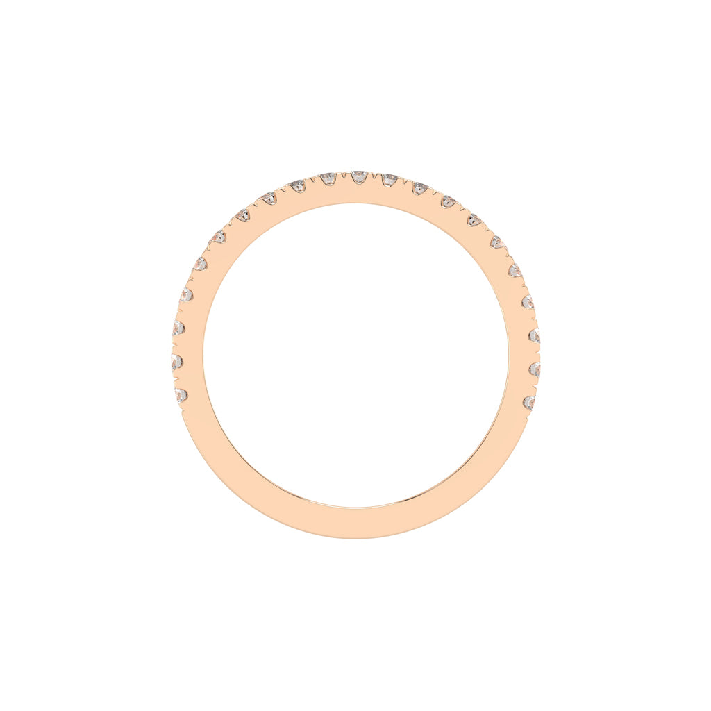 Adorelle Round Cut Delicate Lab Diamond Ring