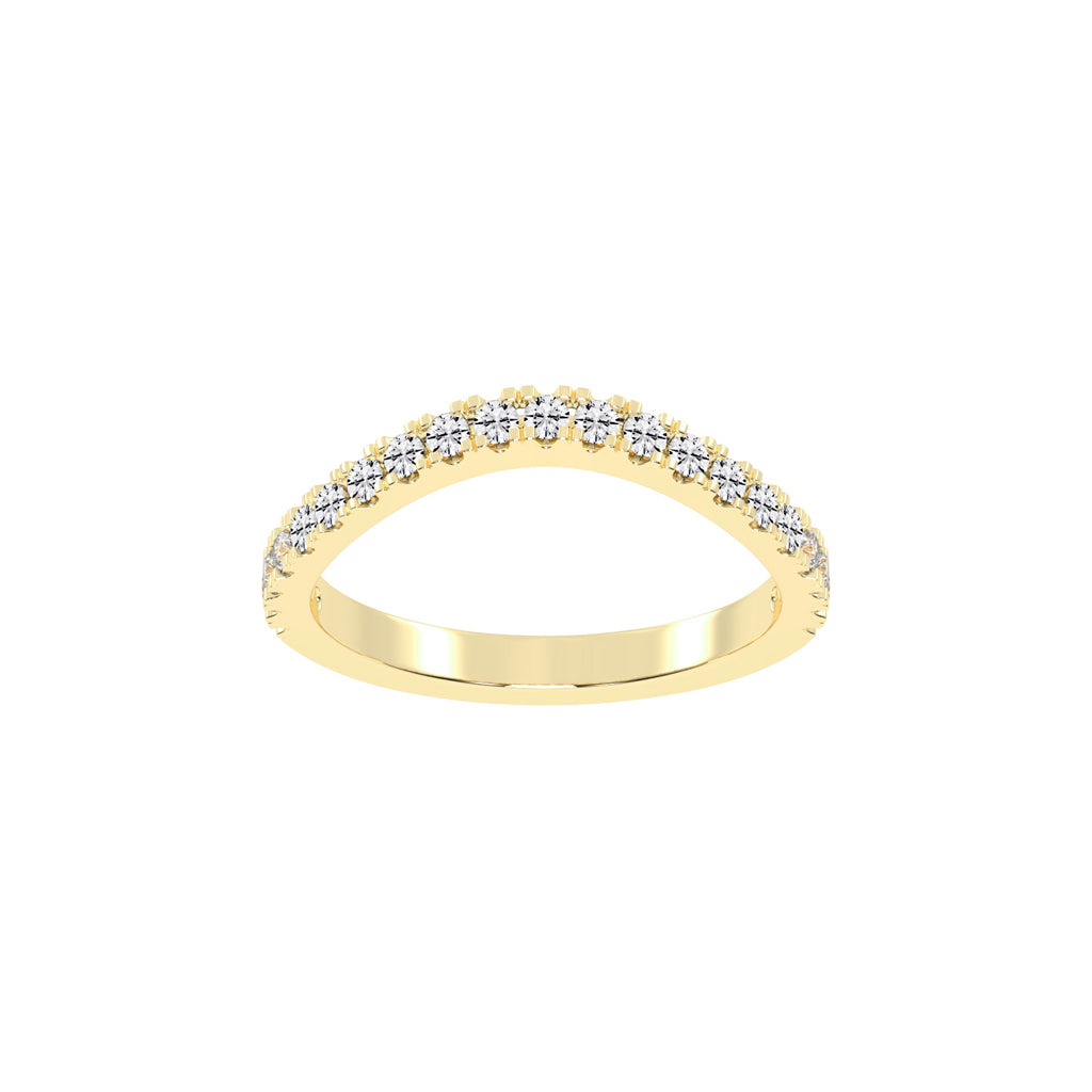 Adorelle Round Cut Delicate Lab Diamond Ring