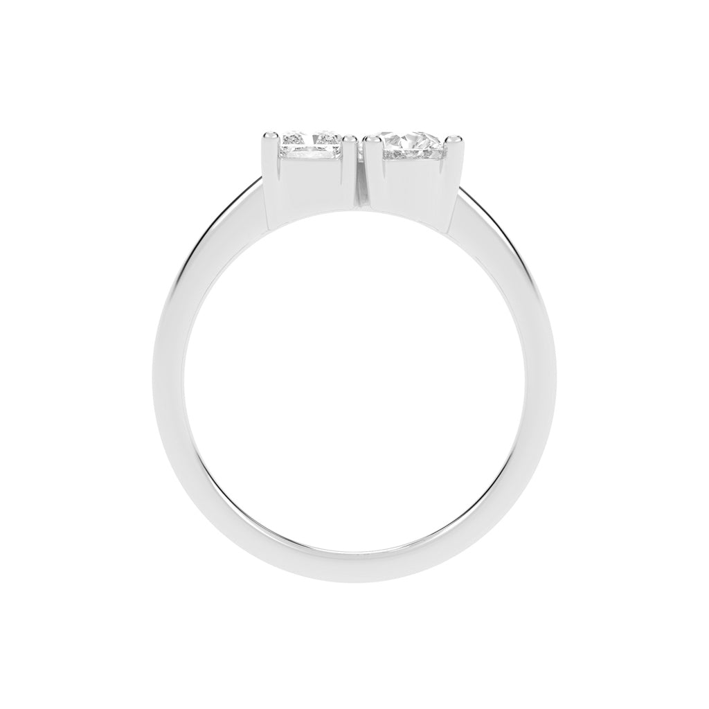 The "Converging Radiance" Diamond Ring