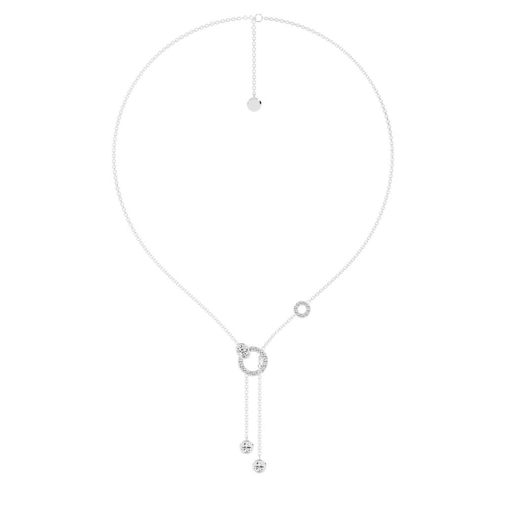 Oria Diamond Lariat Necklace