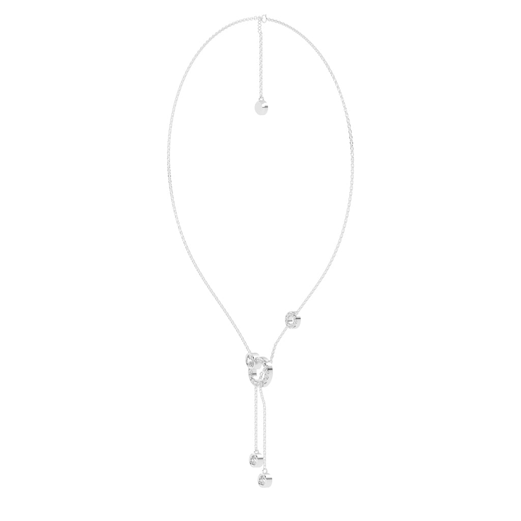 Oria Diamond Lariat Necklace