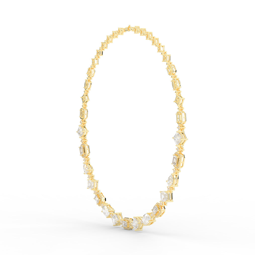 Cadenza Radiant Cut Symphony Necklace