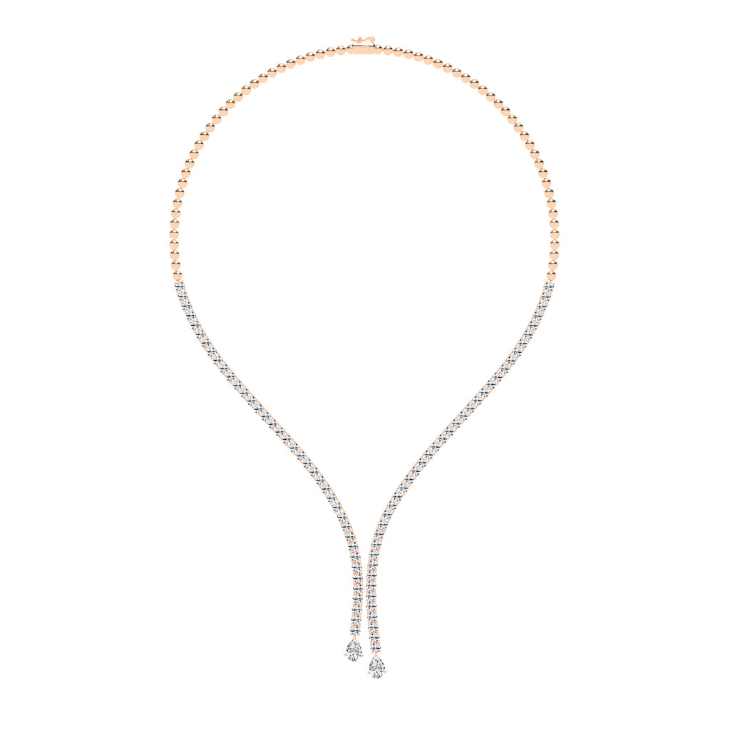 Seren Twist Lariat Necklace