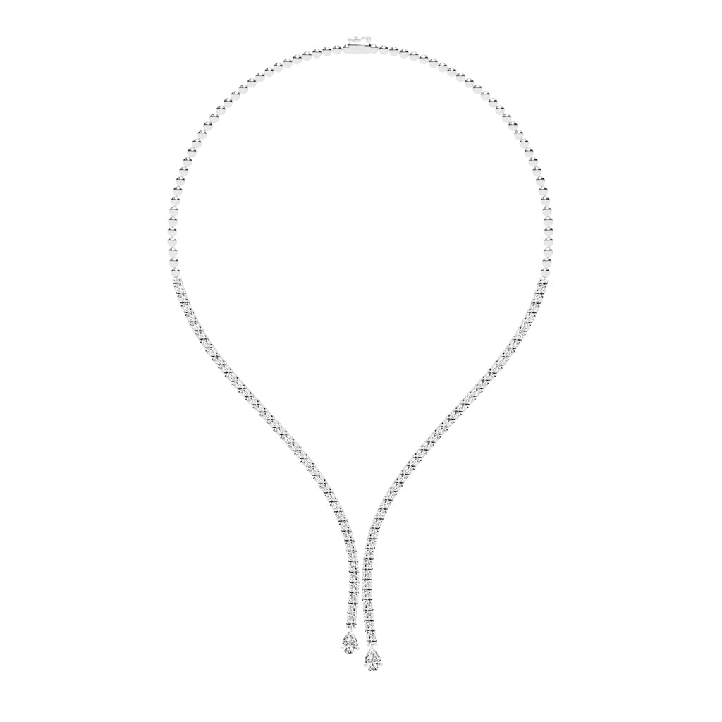 Seren Twist Lariat Necklace